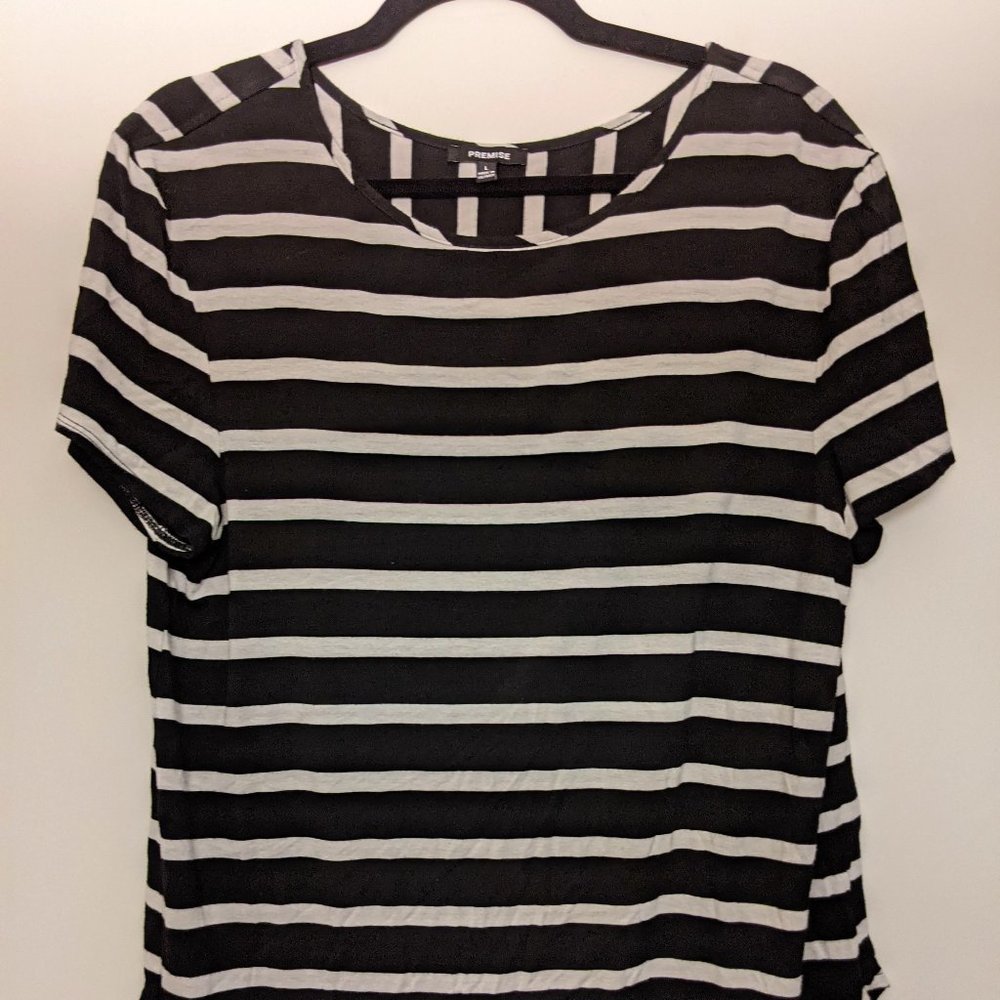 Striped Boxy Tee